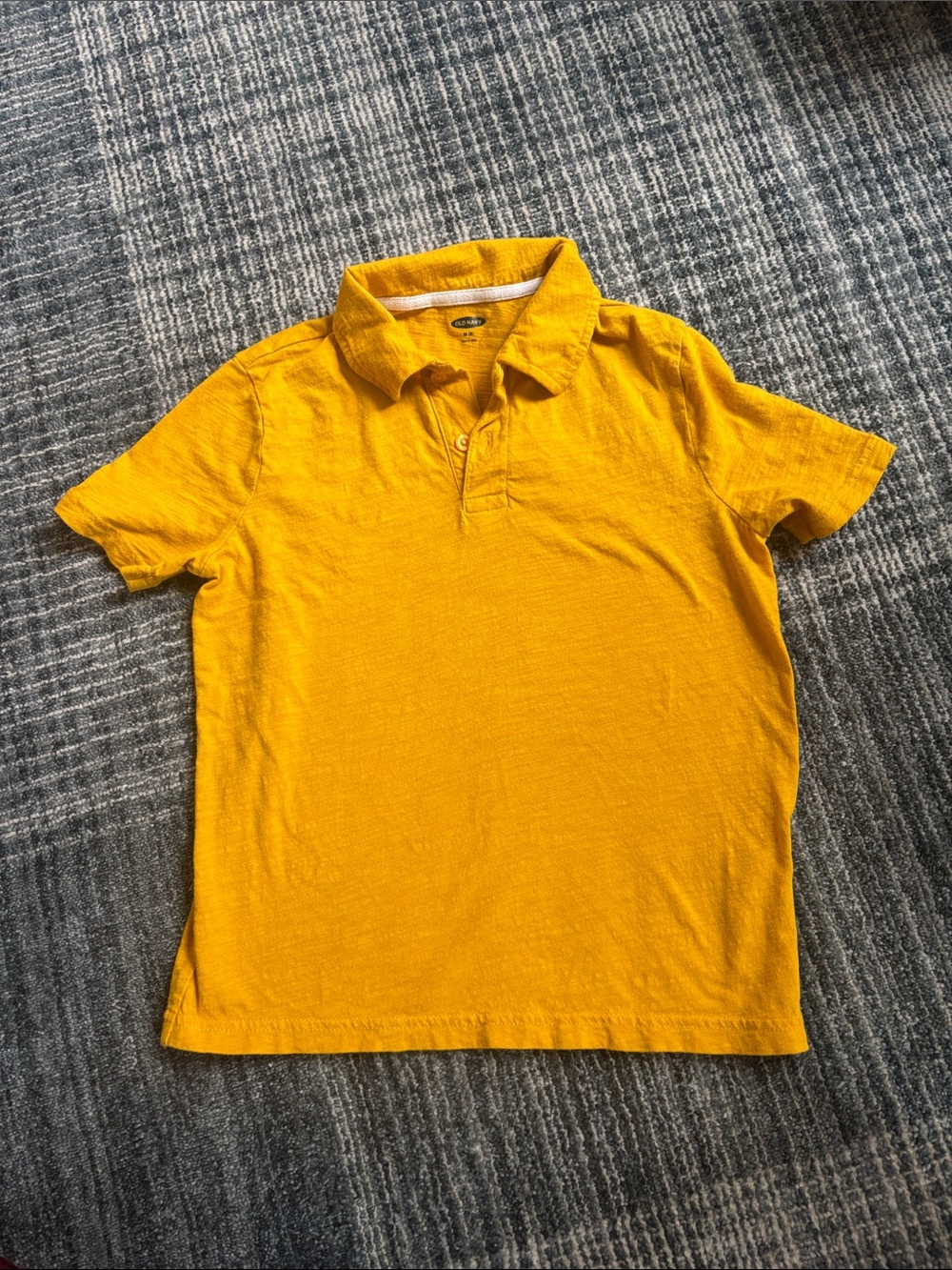 Old Navy boys Bright Yellow Polo size 8